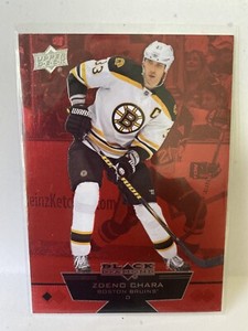 2012-13 UD Black Diamond Zdeno Chara Bruins Red Parallel #008/100