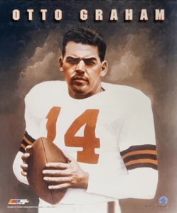 OTTO GRAHAM Cleveland Browns 1940s Legend NFL Classic Premium 20x24 POSTER Print - Picture 1 of 1