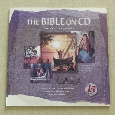 The Bible on 15 CDs The New Testament Dramatic Multi-Voice Recording NLT Version - Image 1 of 4