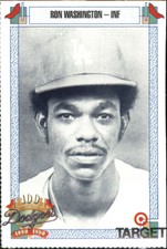 1990 Dodgers Target Baseball Card #839 Ron Washington 