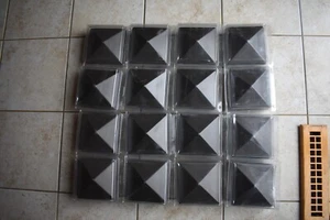 Lot of 16 qty ChoiceDek Pewter High point Composite Deck Post Cap C-VKG-13 - Picture 1 of 10
