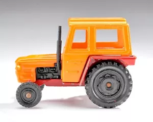 Trattore vintage Corgi Jr's Zetor 5511 arancione con cabina made in Gran Bretagna - Foto 1 di 5
