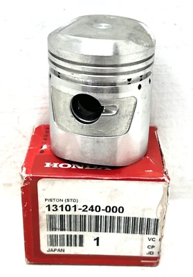 CL125A A 1968, SS125A A HONDA 13101-240-000 MOTOR DE MOTOCICLETA OEM STD PISTÓN Foto 1 de 4