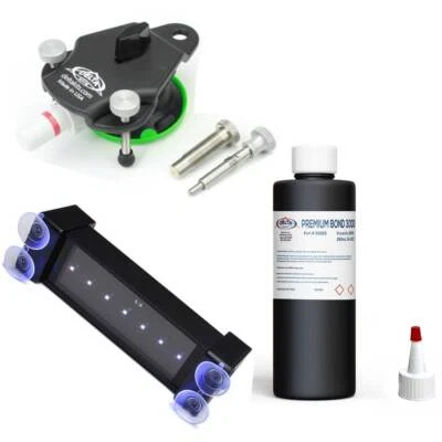 Windshield B300 Repair Bridge Cordless Curing Light Premium Bond3000 Resin combo - Image 1 of 4