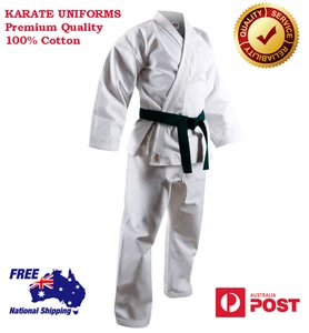 KINETIX KARATE UNIFORM MARTIAL ARTS PREMIUM QUALITY GI 10 oz 100% COTTON - Picture 1 of 12