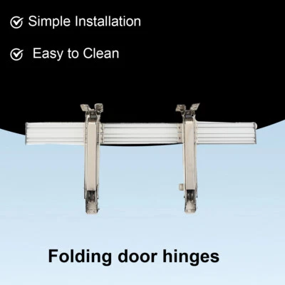 Juego de bisagras de puerta de apertura lateral paralela 180° juego de bisagras de puerta de gabinete de alta resistencia Foto 1 de 4