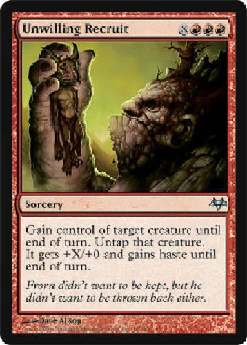 UNWILLING RECRUIT X4 4 4X Eventide MTG Magic the Gathering Cards DJMagic - Image 1 of 1