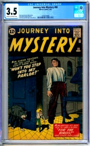 Viaje al misterio 80 clasificación CGC 3,5 en muy buen estado - Marvel Comics 1962 - Imagen 1 de 2