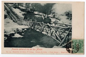 CHILE Punta Arenas "Puente sobre el río Minas"" Ed. Seliger Dr. Charcot?? - Imagen 1 de 2