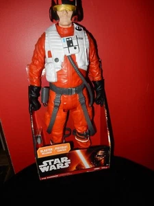 Star Wars Pistole Comprise Poe Dameron 45 cm Figurine And Blaster NEW IN BOX - Picture 1 of 6