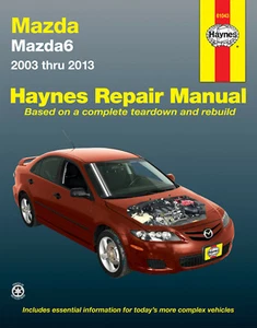 Manual de Servicio Instrucciones Mazda 6 2003, 04, 05, 06, 07, 08, 09, 10 – 13 - Imagen 1 de 1