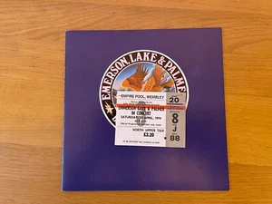 Emerson Lake And Palmer ELP Programme, Ticket And Press Cuttings 1974 - Picture 1 of 7