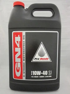 (CASE OF 6) PRO HONDA GN4 4-STROKE MOTORCYCLE OIL 10W-40 1 GAL 08C35-A141L01 - Picture 1 of 3