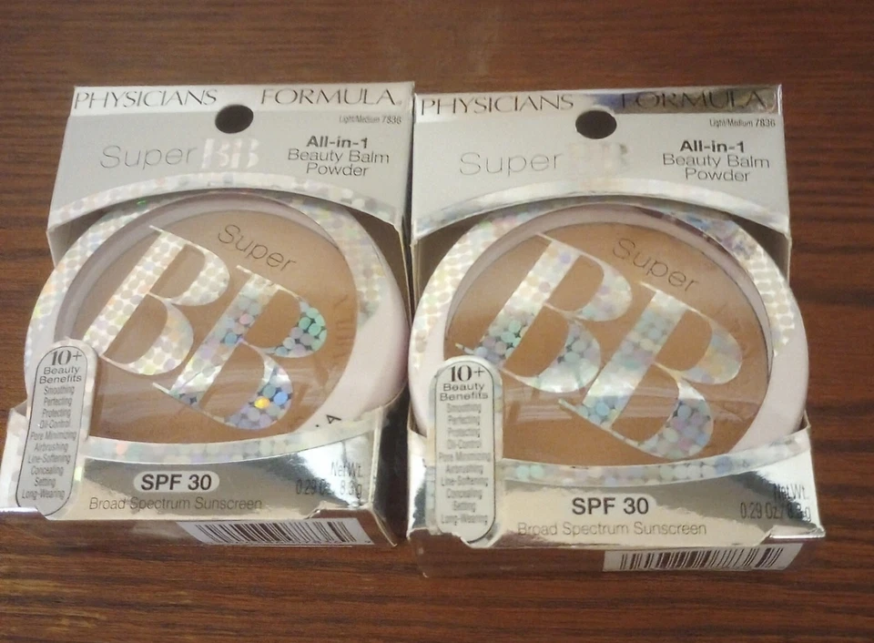 Physicians Formula Super BB All-In-1 Beauty Balm Powder Light/Medium Lot Of 2 - Image 1 of 1