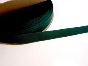 Cinta de grosgrain de nailon verde bosque 3/4 pulgadas de ancho x 10 yardas cinta para casco B12 - Imagen 1 de 3