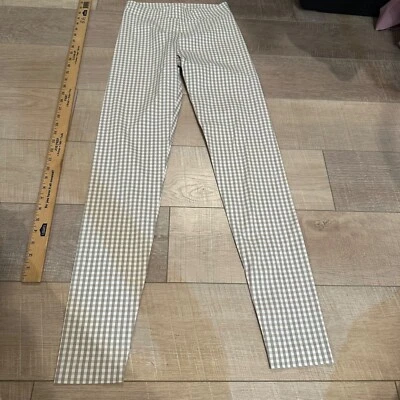 PANTALONES DE MUJER AVENUE MONTAIGNE BRONCEADOS A CUADROS NUEVOS TALLA 0 Foto 1 de 4