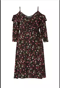 New! City Chic Pretty Floral Plus Size Dress, Size 22 - Picture 1 of 4