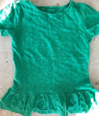 Camisa Persnickety Kelly verde niñas talla 9, 10 ¡en muy buena condición combina con toneladas! Día de San Patente Foto 1 de 4