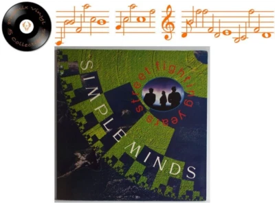 Simple Minds Street Fighting Years Vinyl LP A2U B3U Pressing - EX - Image 1 of 4