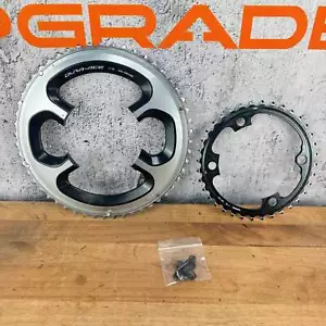 Light Use! Shimano Dura Ace fits FC-9000 52/36t 11-Speed Bike Chainring Set 143g - Picture 1 of 9