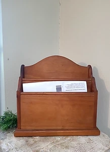 Solid Timber Desk Organiser Letter Holder Caddy Office/Study - Bild 1 von 7