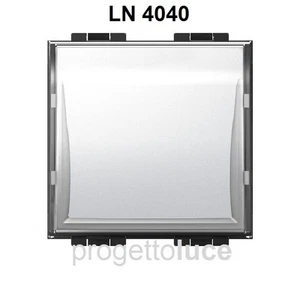 BTICINO LN4040 PULSANTE CAMPANELLO CON TARGA PORTANOME LIVINGLIGHT TECH - Foto 1 di 1
