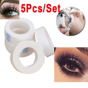 5/10 Rolls Lash Tape for Eyelash Extension Breathable Micropore Eye Tape - Picture 1 of 12