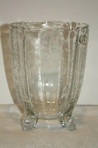 Cubo de hielo de cristal Heisey Orchid (sin mango) - Imagen 1 de 7