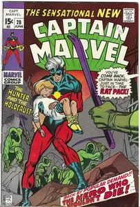 Captain Marvel #20 (Marvel Comics June 1970)Fine+ - Picture 1 of 2