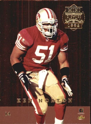 1996 Playoff Trophy Contenders Mini Back-To-Backs #14 R.White K.Norton - NM-MT - Image 1 of 2