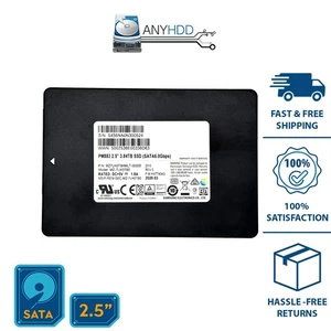Samsung 3.84TB SATA SSD – MZ-7LH3T80 – PM883 - MZ7LH3T8HMLT – 6Gb/s 2.5" - 98% - Picture 1 of 2