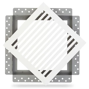 Cubierta magnética del ventilador de escape SilhouEase SE10 y ventilación de retorno de aire extraíble, molde... - Imagen 1 de 5