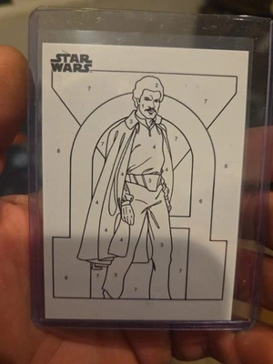 2025 Topps Chrome Star Wars #CP18 By the Number, Lando Calrissian - Image 1 of 2