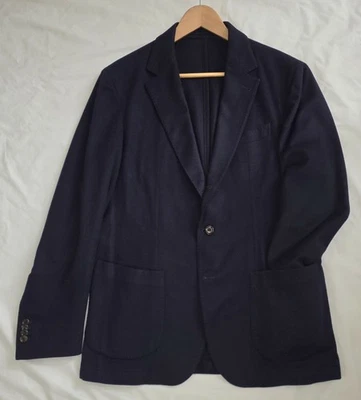 Crazy Rare Alexander Kraft Monte Carlo 100% Cashmere 3-2 Roll Blazer 44 / 54 - Image 1 of 4