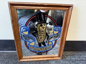 1980’s MR PEANUT Vintage Wall Hanging Pub Mirror Mirror Planter Co. Mirror - Picture 1 of 6