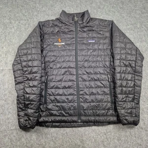 Patagonia Jacket Mens Large Black Nano Puffer Quilted Coat Hiking Trek Gorpcore - Picture 1 of 12