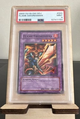 2003 Yu-Gi-Oh! Starter Deck Joey Flame Swordsman SDJ-024 PSA 9 - Image 1 of 2