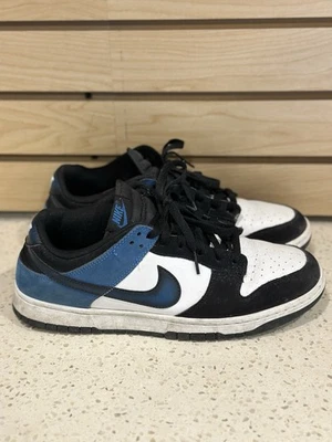 Nike Dunk Zapatos Bajos Industrial Azul Blanco Negro FD6923-100 Para hombres Talla 10.5 USADOS Foto 1 de 4