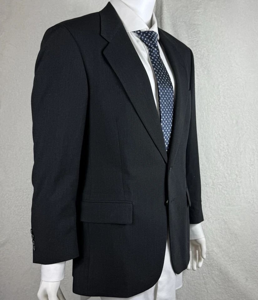 Abrigo Deportivo Hombre Neiman Marcus Gris Lana Talla 40 Usado en Excelente Condición Foto 1 de 4