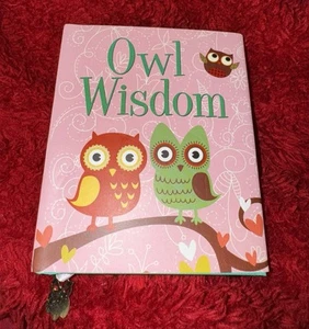OWL WISDOM (MINI QUOTATIONS BOOK) By Vicki Fischer - Hardcover - Foto 1 di 3