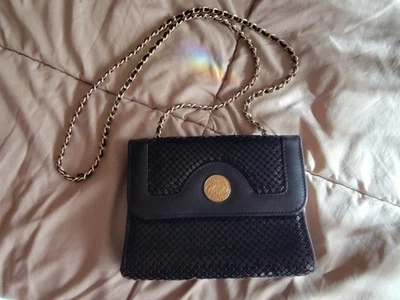 Whiting And Davis - Cartera Bandolera de Noche - Bolso sin asas - De colección - Malla Negra Foto 1 de 4