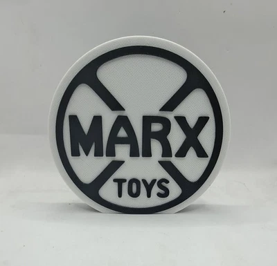 MARX Toy Company Logo Estante Escritorio Decoración del Hogar Arte Foto 1 de 2