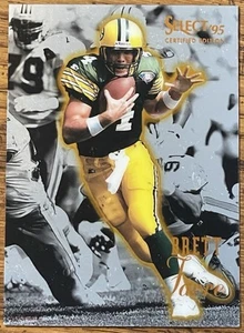 Tarjeta certificada Brett Favre 1995 Select #50 Green Bay Packers NFL HOF envío gratuito - Imagen 1 de 3