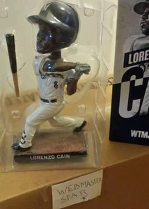 Lorenzo Cain Bobblehead Milwaukee Brewers Stadium Giveaway MLB 2018 SGA Nuevo - Imagen 1 de 4