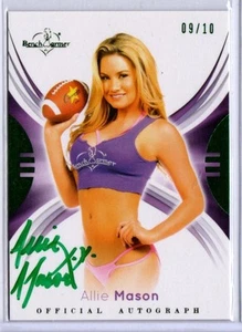 2014 Benchwarmer Signature Series Green Foil Allie Mason AUTO 9/10 - Picture 1 of 1