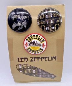 LED ZEPPELIN: Vintage Promo “Three Button Set" Atlantic/Warner Music- 2015 - Picture 1 of 3