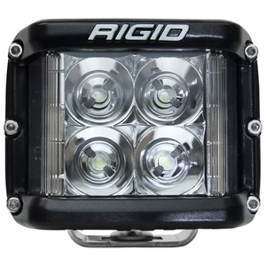 Rigid 261113 D-SS PRO Flood White Square LED Single Light Kit Set Black Aluminum - Picture 1 of 10
