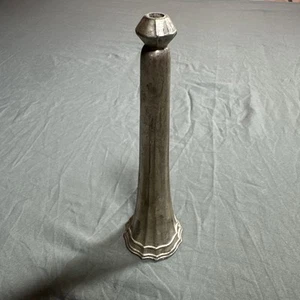 Antico portacandele stile tromba placcato argento sterling - Foto 1 di 7