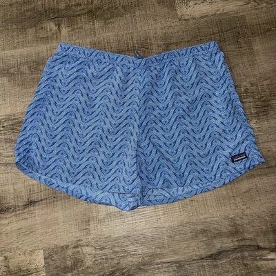 Pantalones Cortos Patagonia Baggies Mujer XL Bluff River Port Azul Híbrido Foto 1 de 4