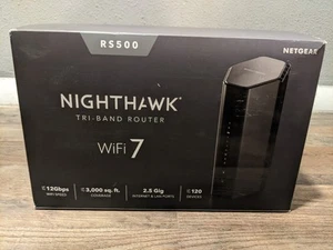 Netgear Nighthawk RS500 BE12000 Tri-Band WiFi 7 Router 12Gbps 6Ghz 2.5G +TESTED - Picture 1 of 10